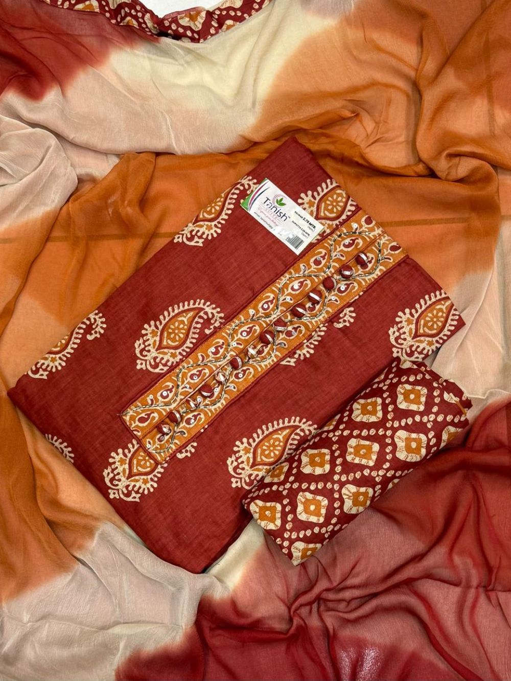 Cotton shoulder dress - Image 3